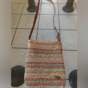 Woven Multicolor Crossbody Bag